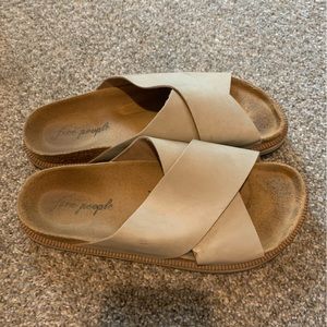 free people sidelines footbed sandals